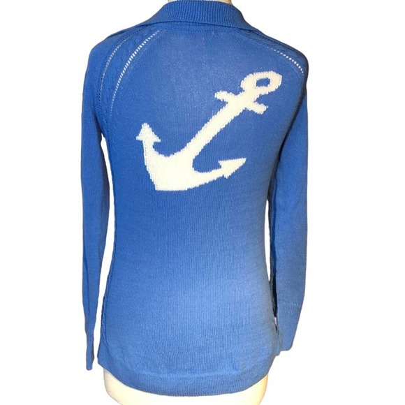 Lilly Pulitzer Sweaters - LILLY pulitzer shelly blue nautical anchor sweater, medium